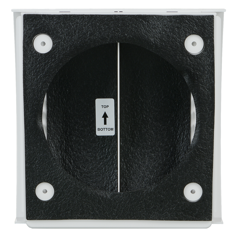AH-10 Muovinen ulkosäleikkö Valkoinen 160 - Image 4